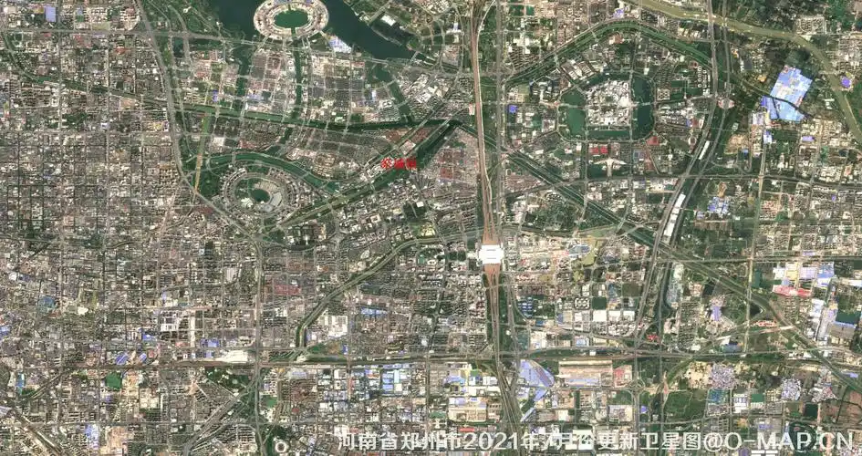 卫星影像地图更新河南省2021卫星图郑州市2021卫星图
