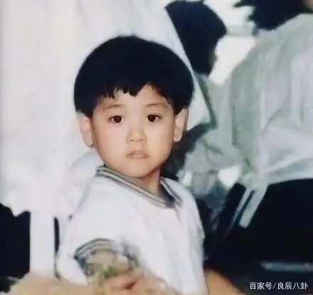 就是因为胖乎乎的还拍摄了很多电视广告,所有彭于晏在很小的时候就