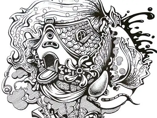 黑白装饰画_创意设计作品图片素材-站酷zcool