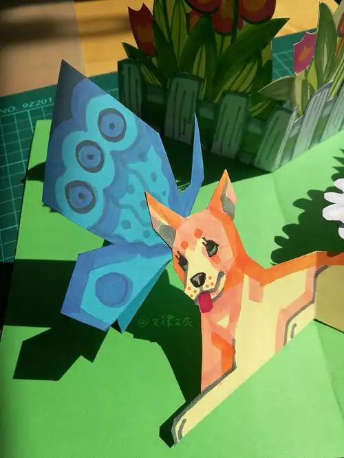 玩纸片日记原创设计手工制作立体书