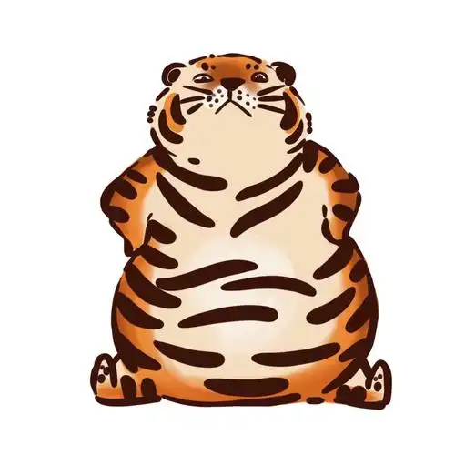 2022,虎虎生威.一组老虎表情包