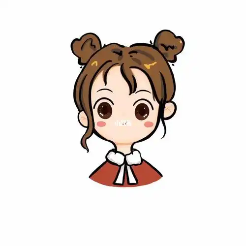 丸子头q版简笔画过程快乐摸鱼