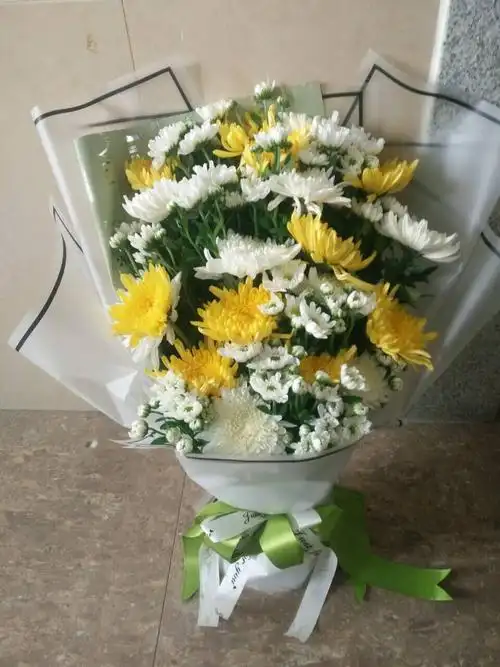 祭奠鲜花图片(祭奠鲜花图片大全 菊花)