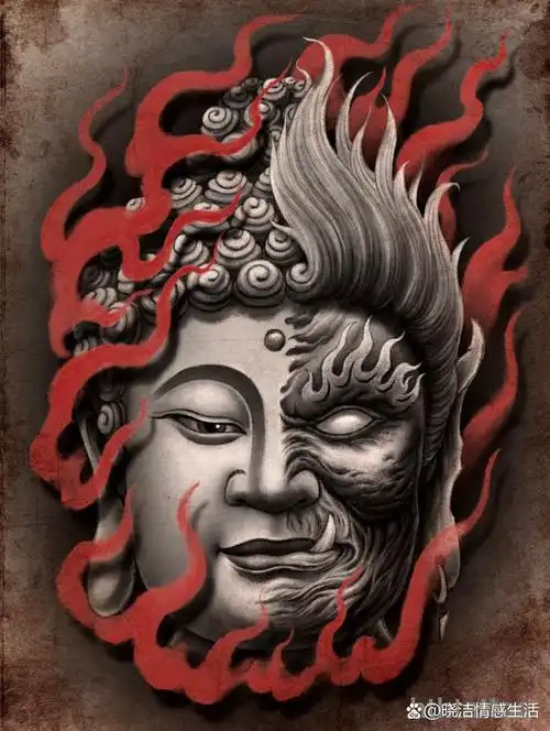 《佛与魔/一念之间》 一念成佛,一念成魔,都在一念之间 	 要保持正念