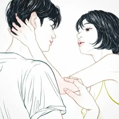 from : 韩国插画家 梁世恩 搬运自ins@zipcy #情侣# #恋爱# #头像