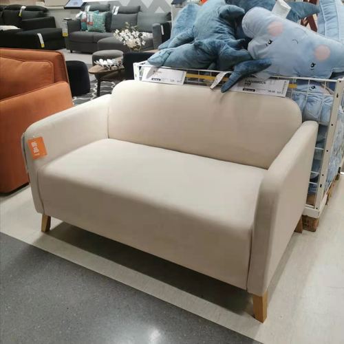 沙发正品宜家利那双人布艺沙发简约北欧小户户型布艺沙发