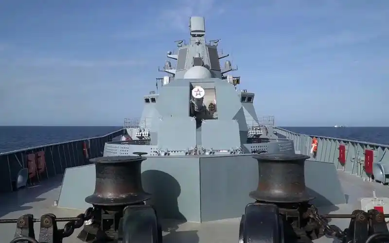 俄罗斯海军22350型护卫舰"苏联海军元帅戈尔什科夫"号 访问沙特吉达港