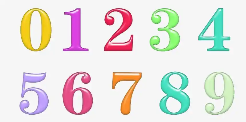 阿拉伯数字艺术字