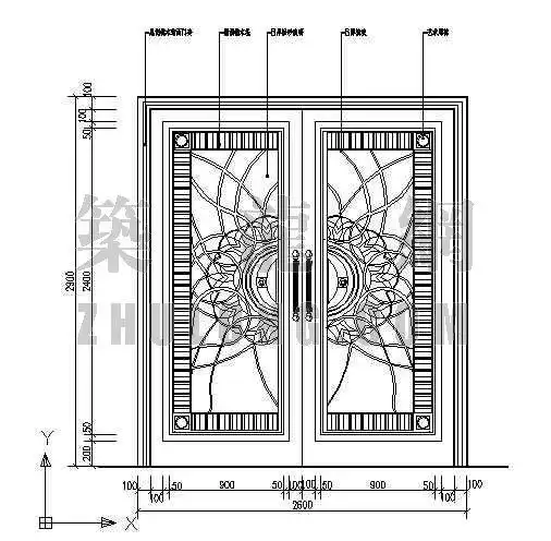 [图块/节点]双扇门