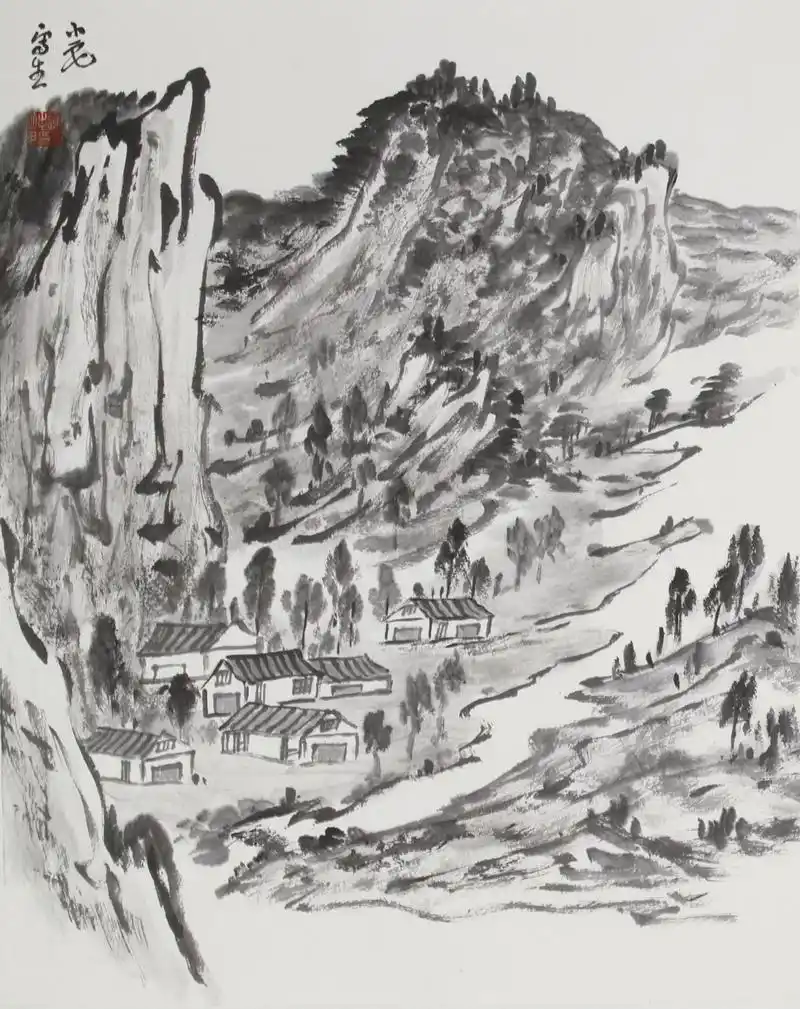 笔墨温润 悠悠古声——画家谢小毛先生山水画品记