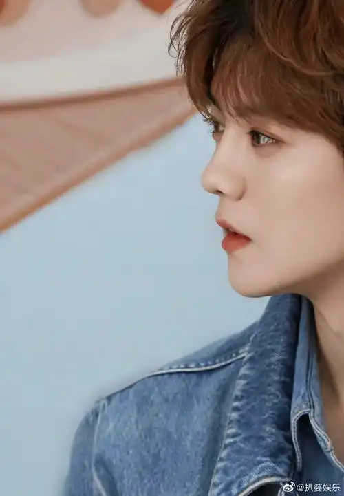 鹿晗神仙侧脸三百六十度无死角侧颜也是一绝的小鹿