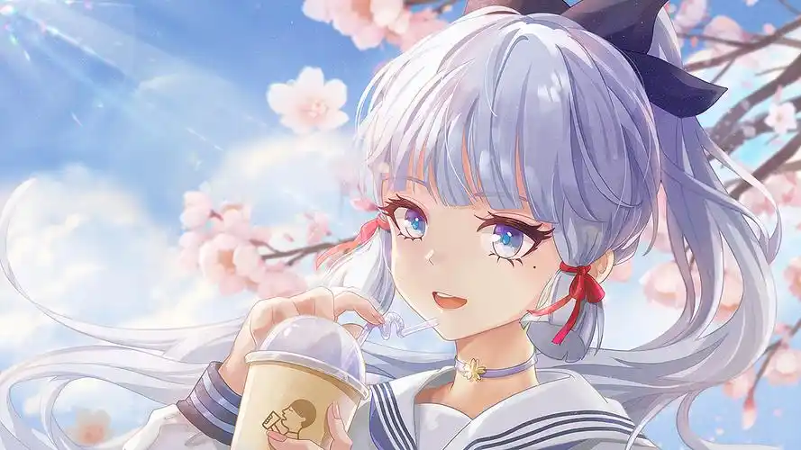 华原神原神同人图樱花樱花树头像电脑壁纸二次元鳗鱼茶泡飯龙230神创