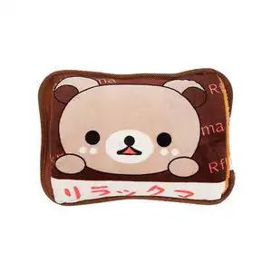 热水袋充电式防爆学生可爱毛绒电暖宝女暖脚床上暖宝宝卡通暖手宝