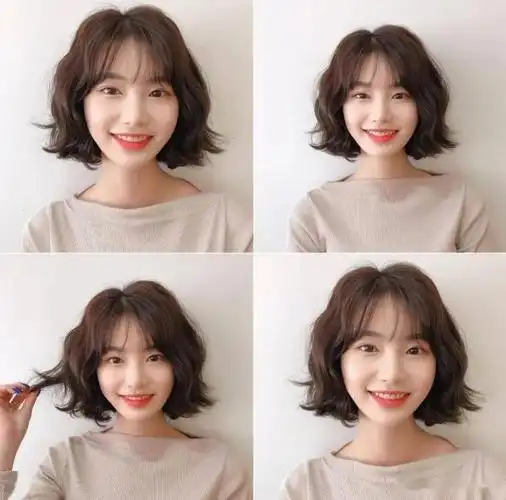 十款减龄短发烫发图片瘦脸又好打理美翻天