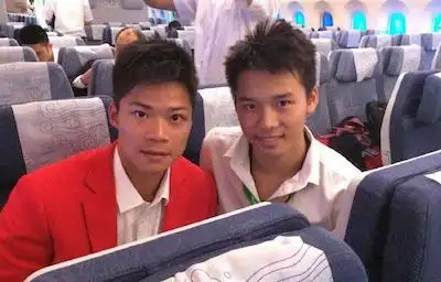 奥运冠军晒自拍 "王炸"组合超吸睛(组图)