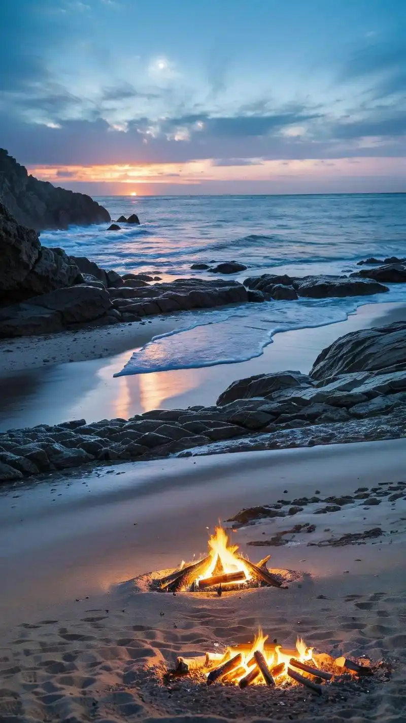 夏日海滩手机壁纸大放送9215 夏日炎炎,来一组清新海滩手机壁纸降