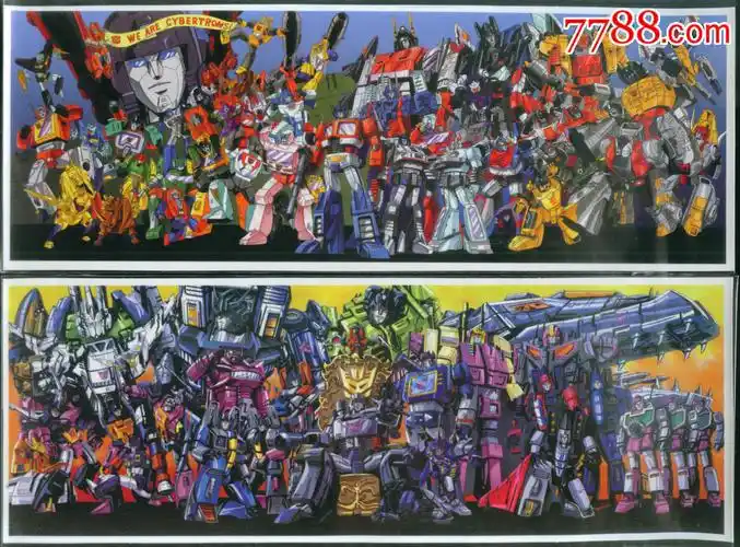 变形金刚博派狂派全家福大张