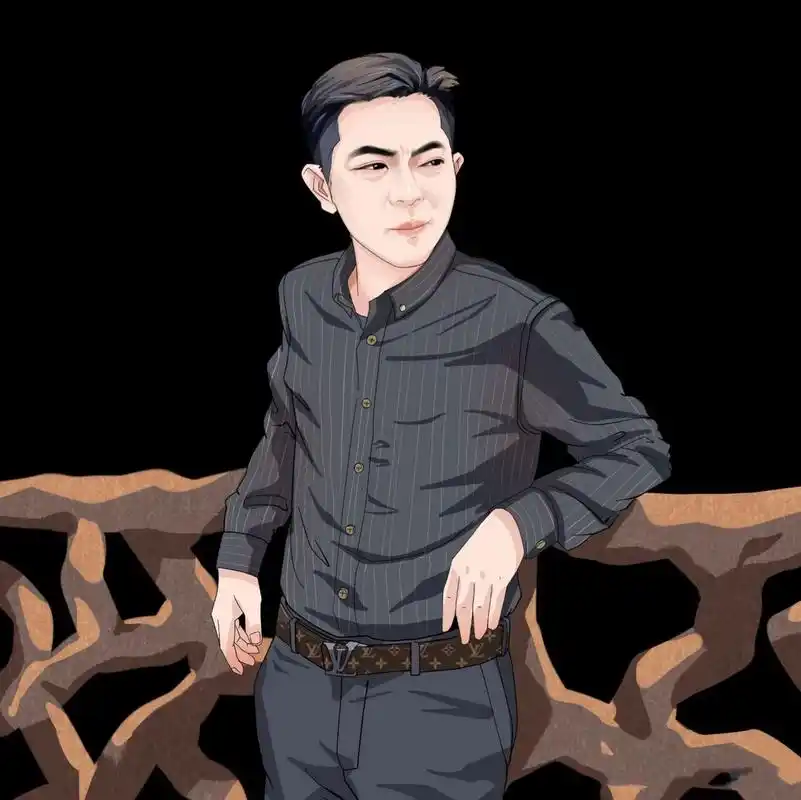 你的头像该换啦,四十岁大叔手绘头像 更新一组稳重大气,简约大气的