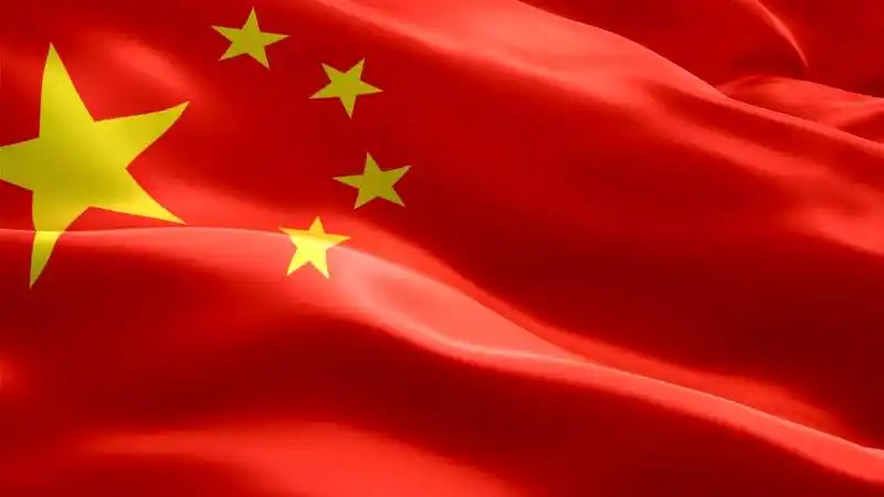 国旗飘扬循环背景舞台背景