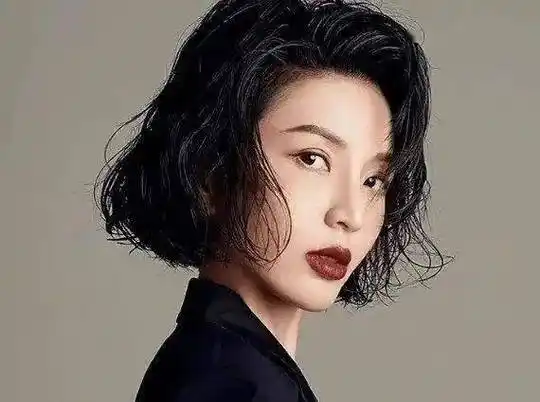 复古风格时尚洋气的中短烫卷发发型,好看又显发量_麦穗_四大_气质