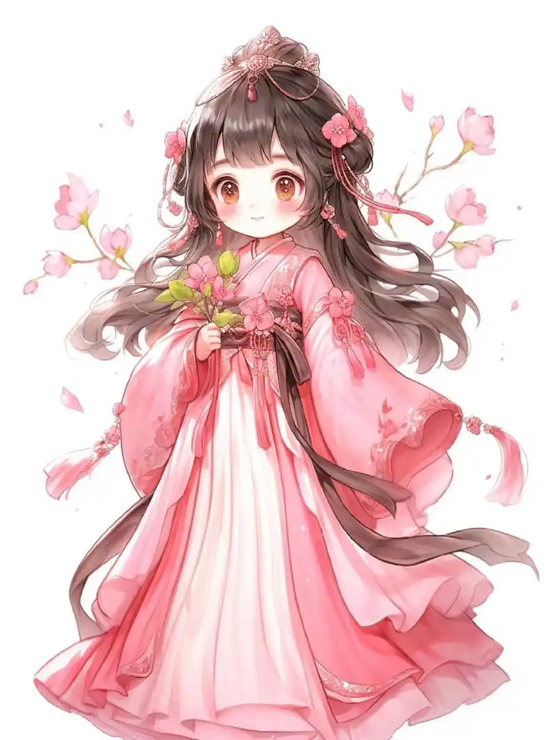 古风立绘十二花神之桃花