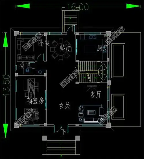农村建普通三层三间楼房布局堪称完美