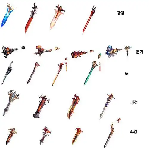 地下城与勇士100级全职业武器外观一览