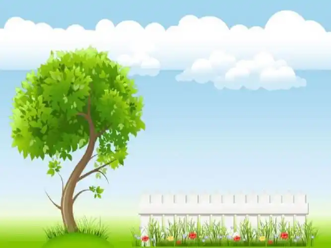 蓝色唯美水彩花卉ppt背景图片