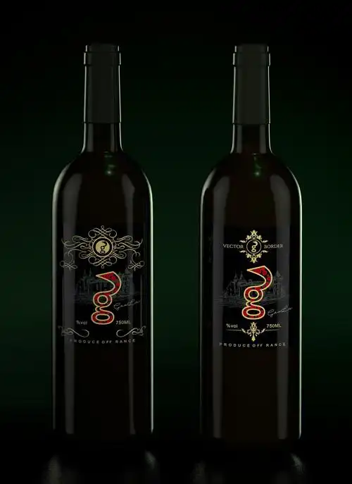 红酒酒标和logo的设计