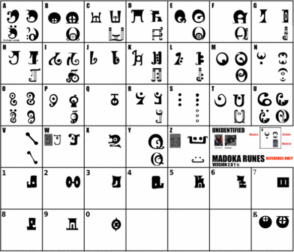 求魔法少女小 魔女文字 给图