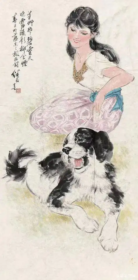 刘继卣是近现代中国画家中少有的工笔白描,重彩,小写意,大写意俱能的