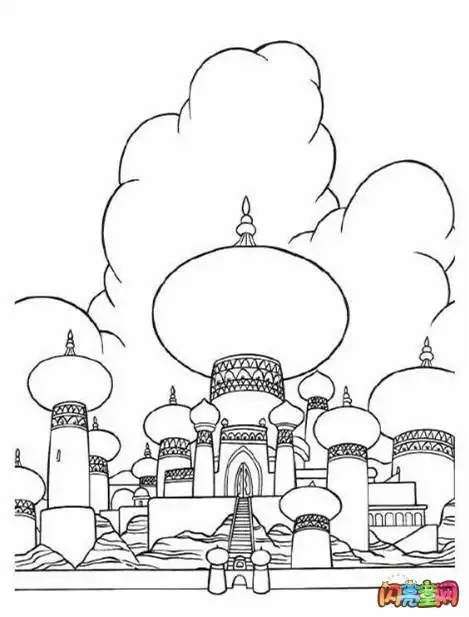 冰雪奇缘简笔画宫殿宫殿平面图简笔画宫殿简笔画法儿童画宫殿的简易画
