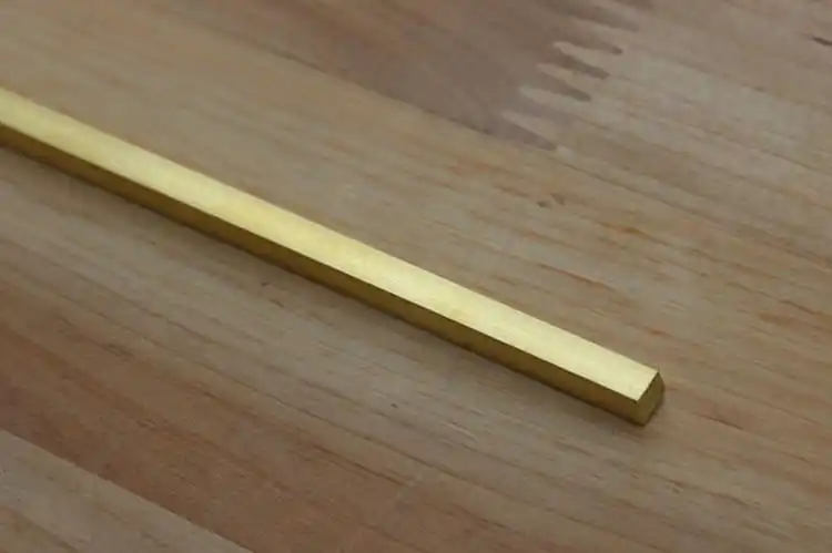 铜条压条装饰镶嵌黄铜地板收边条实心金属条卡槽条扣条包边条 3mm*5mm