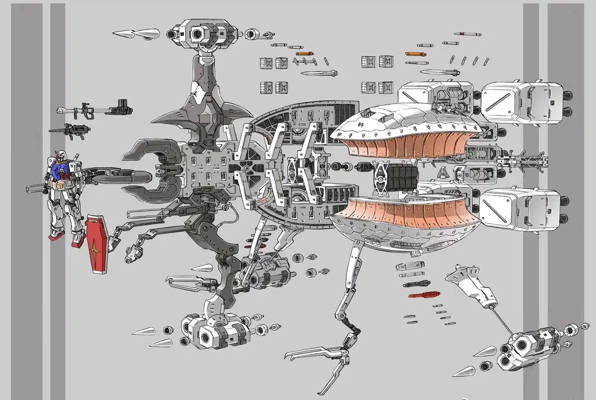 《机动战士高达雷霆宙域》机体设定图稿欣赏