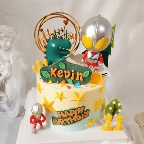 芳茗萃新鲜儿童生日蛋糕奥特曼玩偶创意卡通送男孩女孩蛋糕北京广州