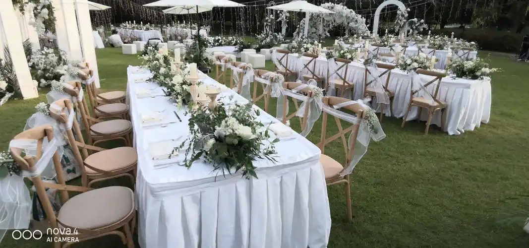 西式婚礼现场(草坪现场)手机拍摄2020年国庆前