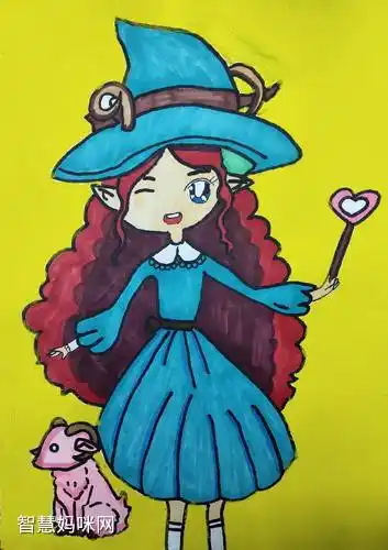 小仙女手绘画简单好看