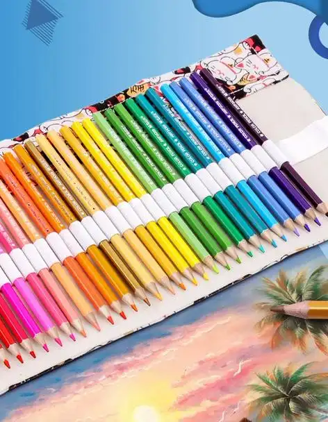 晨光彩铅套装24色水溶性彩色铅笔36色48色72色绘画学生用彩铅笔儿童