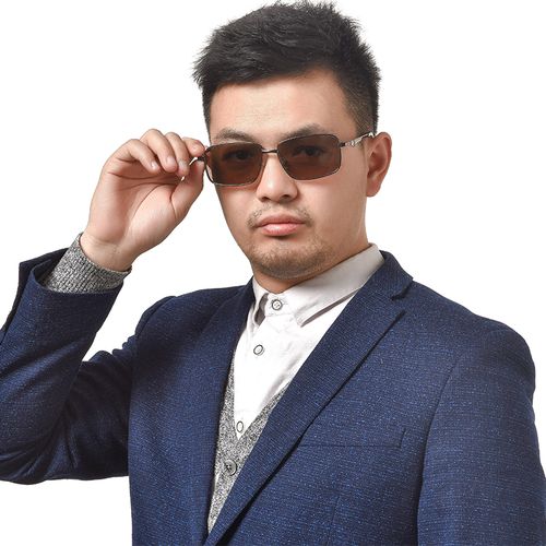 水晶眼镜男款爸爸墨镜中老年水晶石太阳镜护目遮阳养目石头镜9901