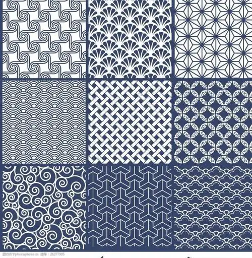 关键词:黑白花纹 分层 黑白花纹 底纹肌理 图纹 背景花纹 图案