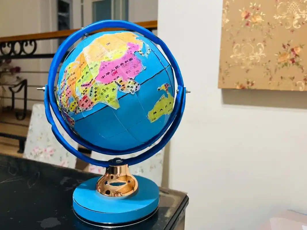 手工地球仪#手工diy @抖音小助手 - 抖音