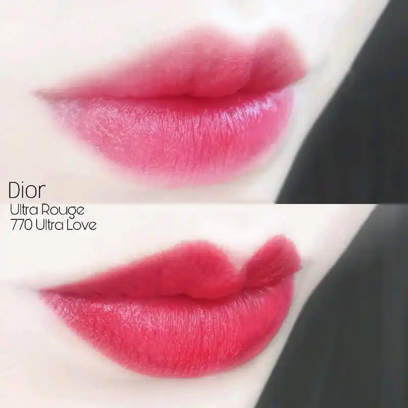 dior红管770~上嘴惊艳款 暗光下更像是一个梅子豆沙色 阳光下是一个暖