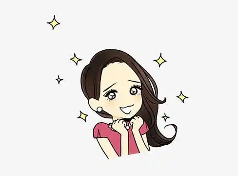 png卡通快乐家人素材(1364x2046)psdpng简约扁平可爱开心女孩520表白