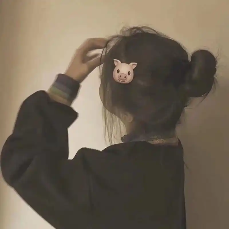 可爱真人女生不露脸高清头像