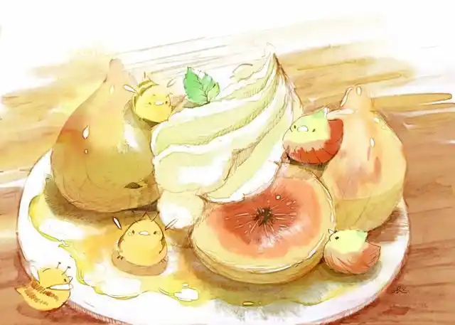 食物的图片,可爱的食物(可爱的食物<多图系列>)_犇涌向乾