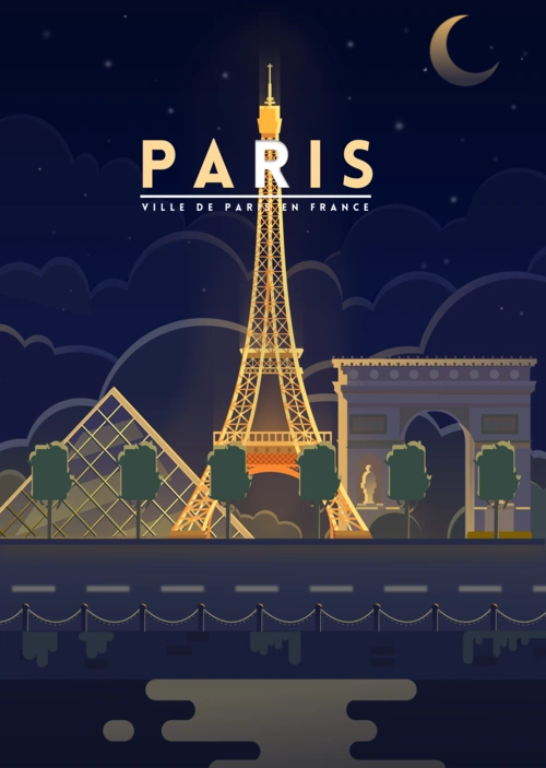 旅游城市海报|插画|创作习作|pandolast - 原创作品 - 站酷 (zcool)