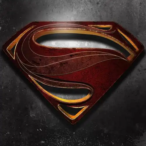 超人控ps钢笔画超人标志