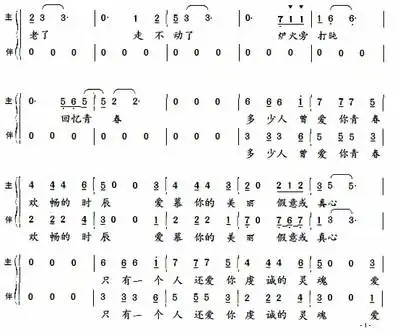 北京天使合唱团当你老了高品质伴奏赠送二声部合唱谱钢伴谱