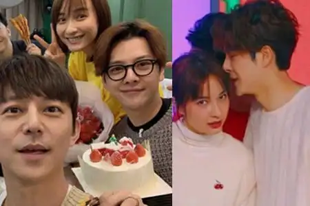 【图】昔日合唱同框照片曝光 吴昕徐海乔配一脸