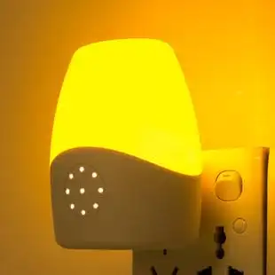 led声控光控卧室床头插电遥控感应小夜灯